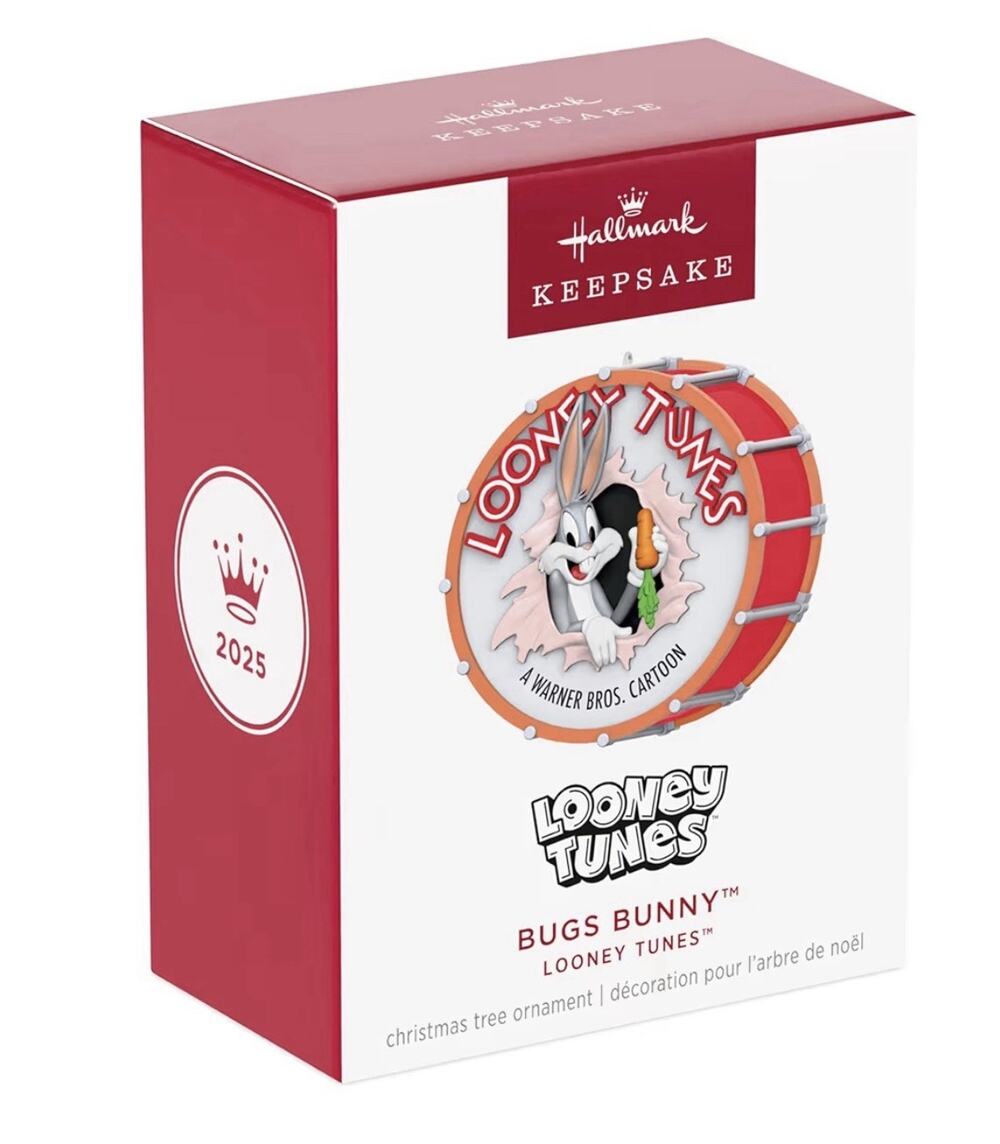 Hallmark Keepsake Ornament 2025 Looney Tunes Bugs Bunny